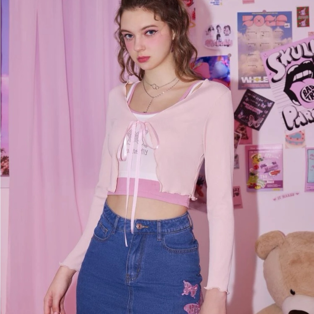 Pink sweater